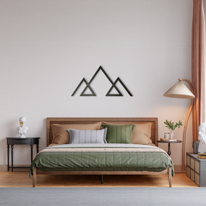 Minimalist Mountain Wall Art Diamond Touch Designs 