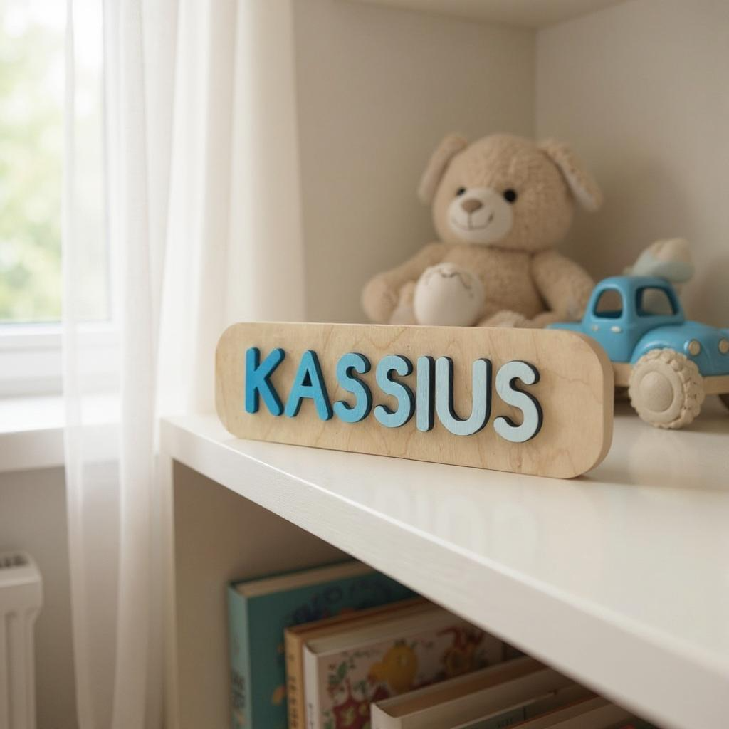 Custom Wood Name Puzzle