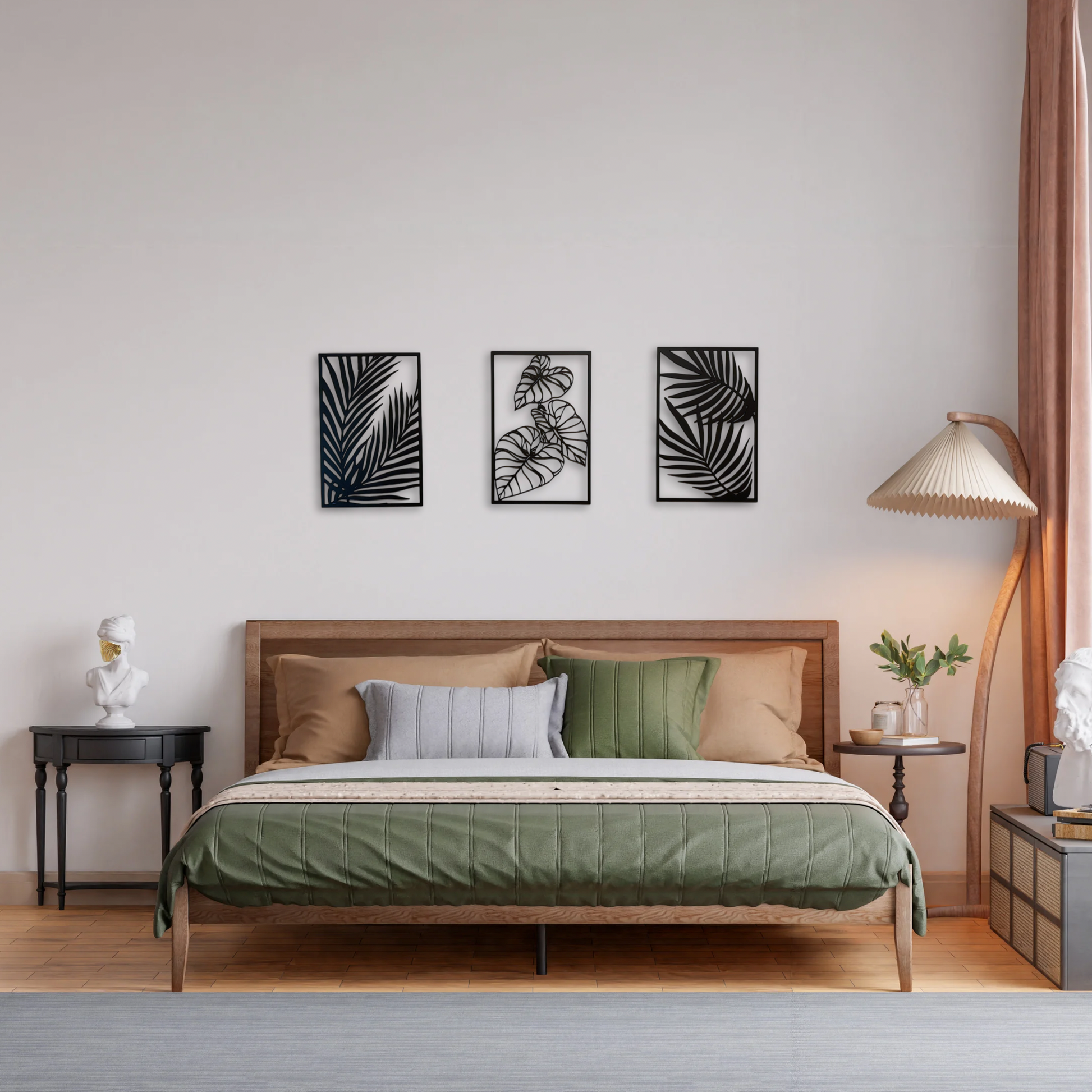 Minimalist Tropical Wall Art Cutouts