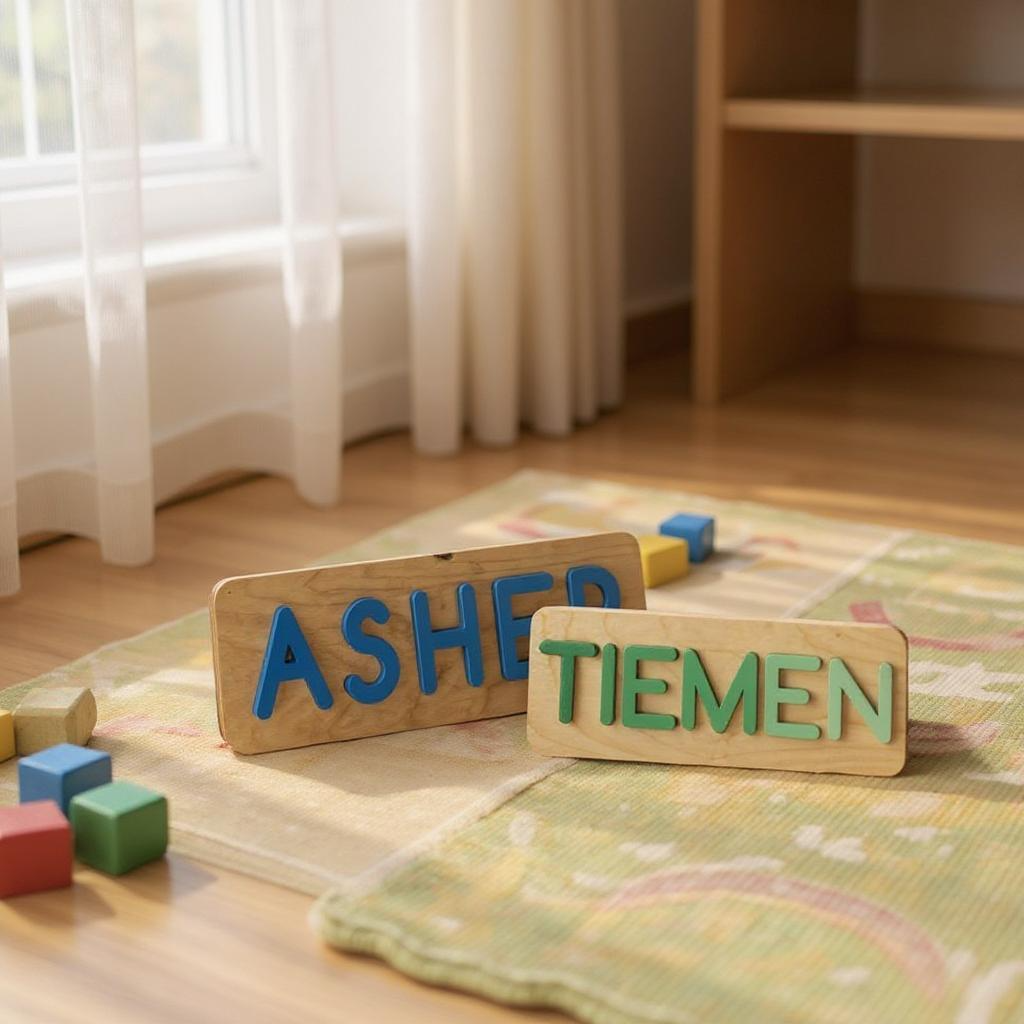 Custom Wood Name Puzzle