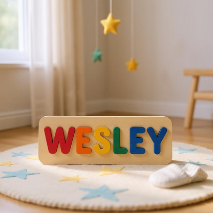 Custom Wood Name Puzzle