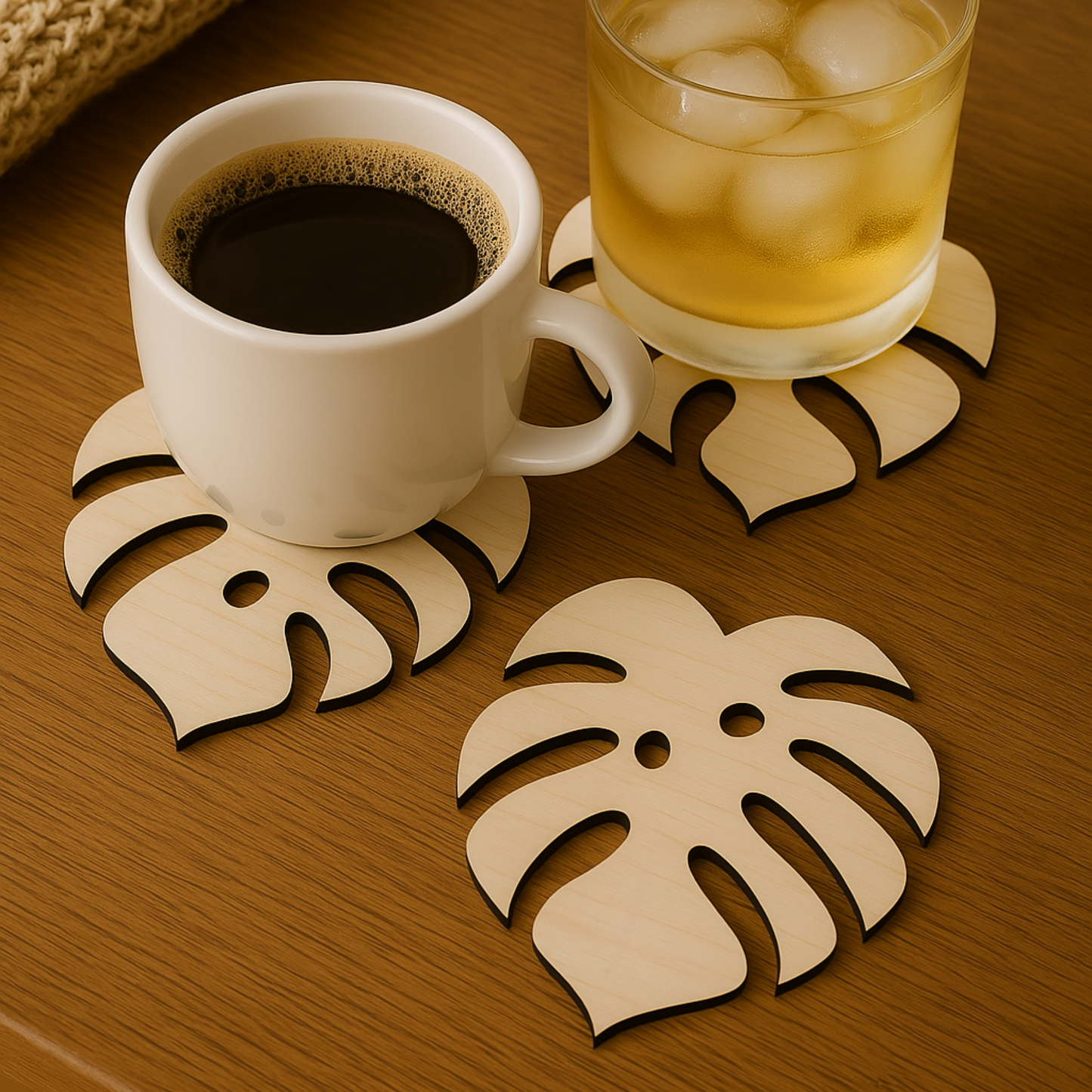 Monstera Coasters