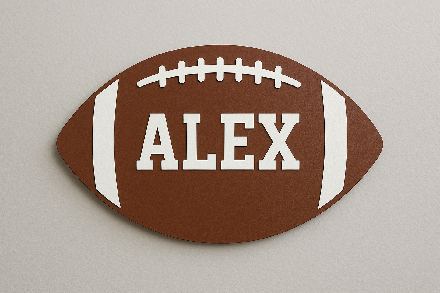 Football Name Sign