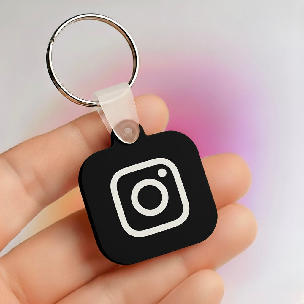 NFC Social Media Tap Keychain