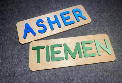 Custom Wood Name Puzzle