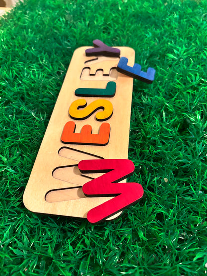 Custom Wood Name Puzzle