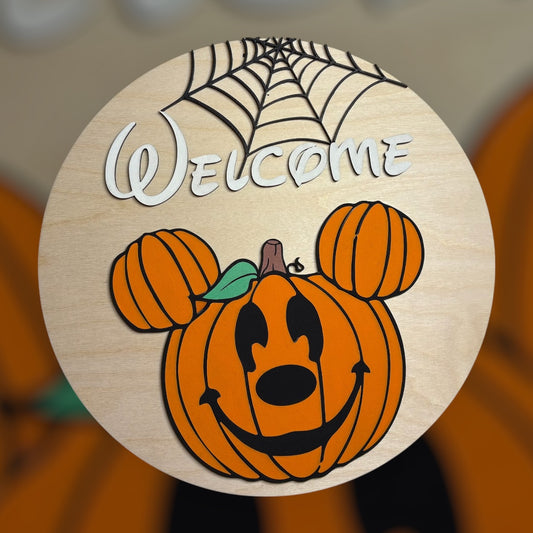 Halloween Welcome Sign