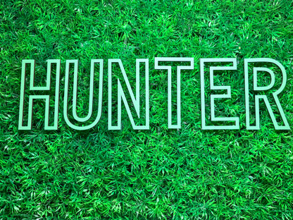 Wooden Nursery Name Letters 18"