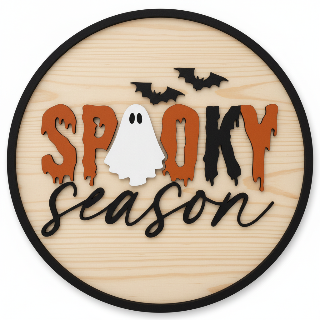 Spooky Season Halloween Sign