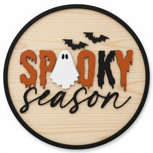Spooky Season Halloween Sign
