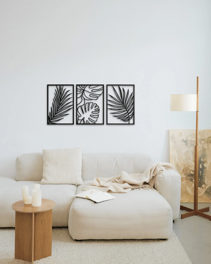 Minimalist Tropical Wall Art Cutouts - Diamond Touch Designs