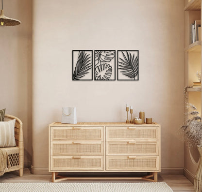 Minimalist Tropical Wall Art Cutouts 