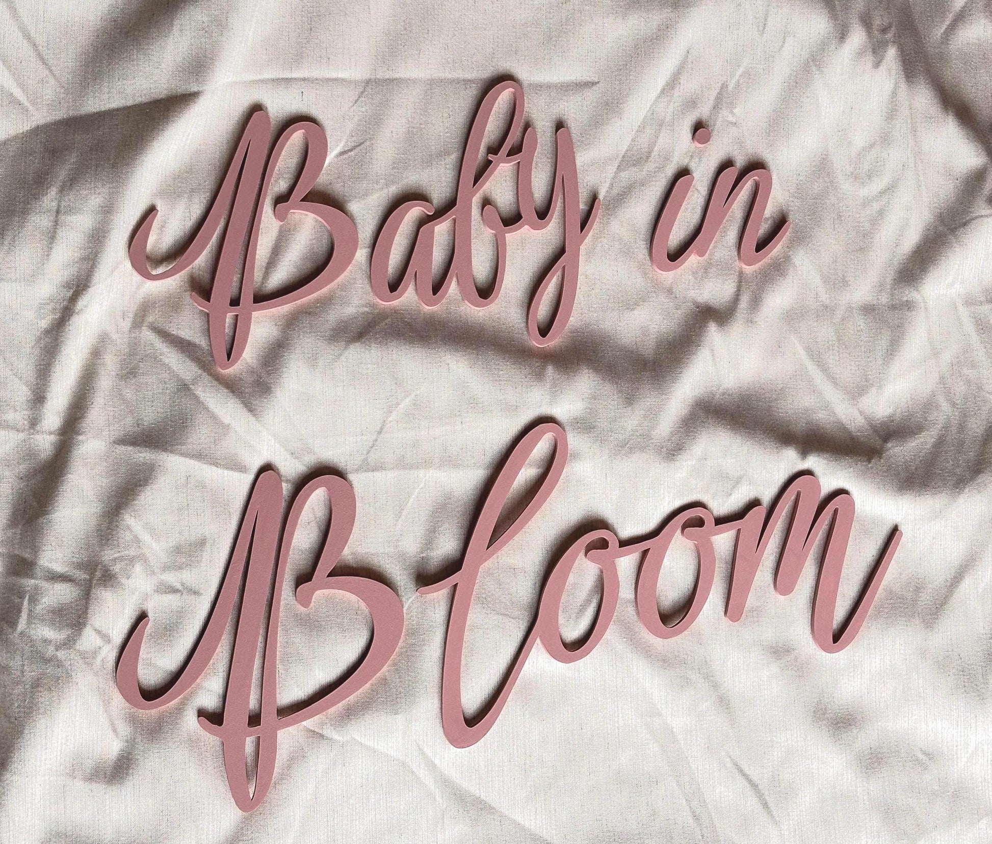 Baby in Bloom Baby Shower Sign - Diamond Touch Designs