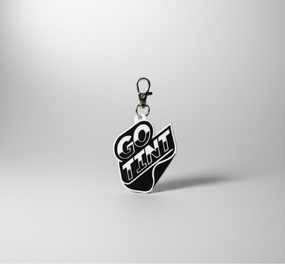 Custom logo keychain with company branding - Diamond Touch Designs 