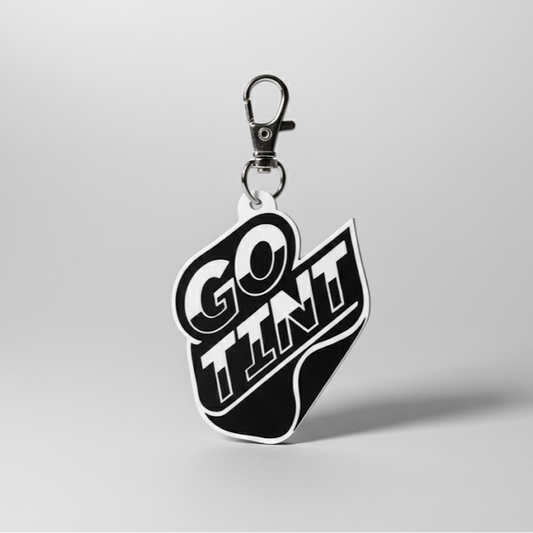 Custom logo keychain with company branding - Diamond Touch Designs 